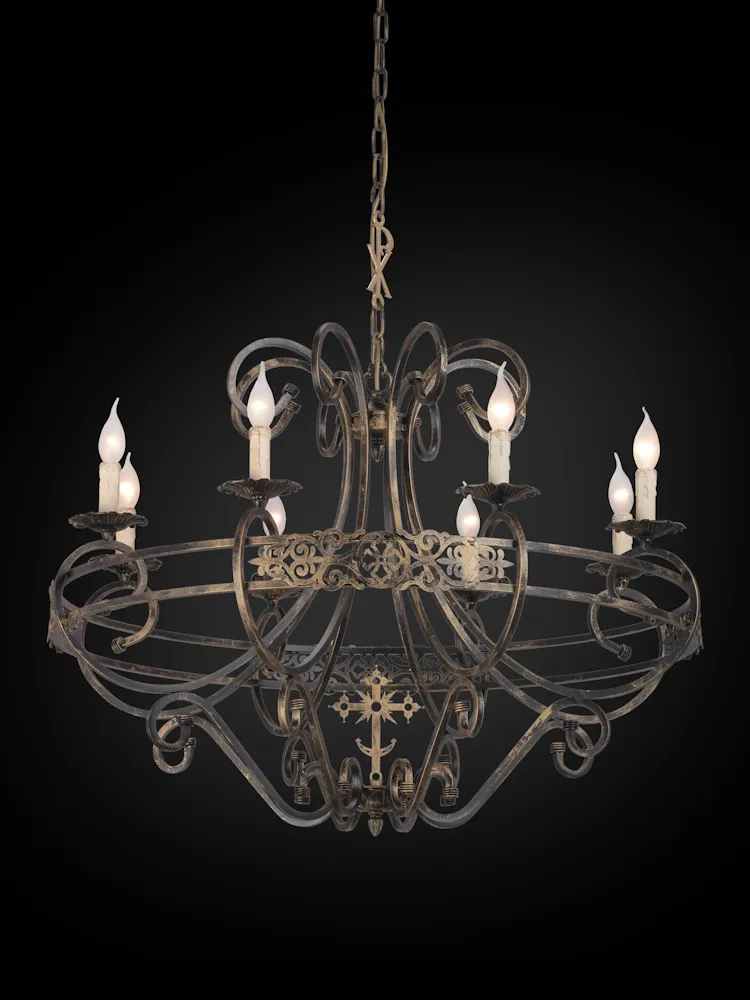 Изображение 1 Паникадило RS239/8 8xЕ14 D80xH90см+цепь 1 метр