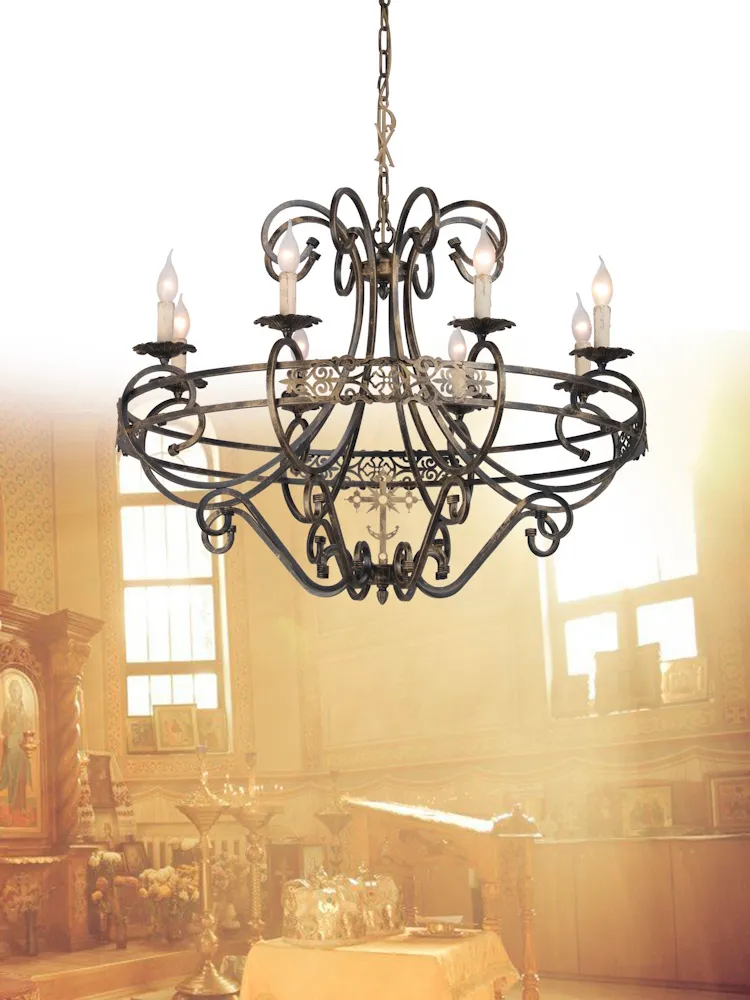 Изображение 2 Паникадило RS239/8 8xЕ14 D80xH90см+цепь 1 метр