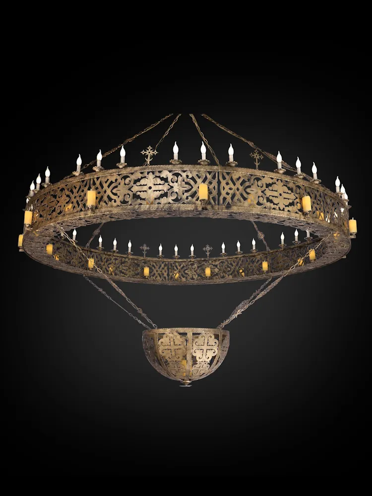 Изображение 1 Хорос с корзиной RS249-36+12+12+1 61xЕ14 D320xL45/110см+ цепь 2 метра