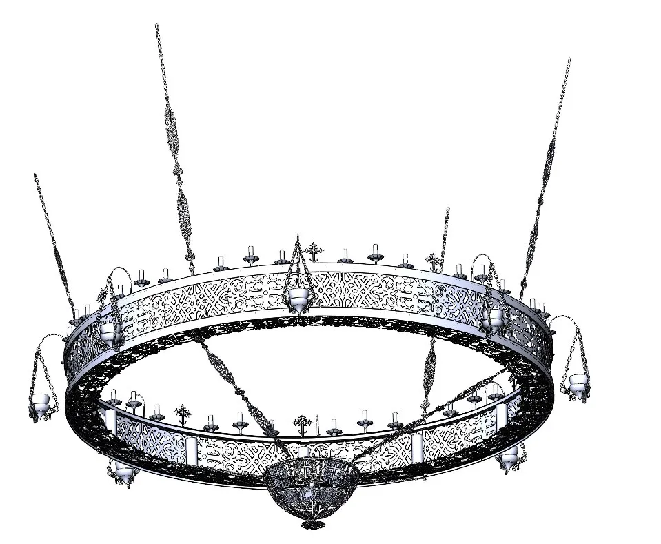 Изображение - Хорос с корзиной и лампадами RS249-36+8+12