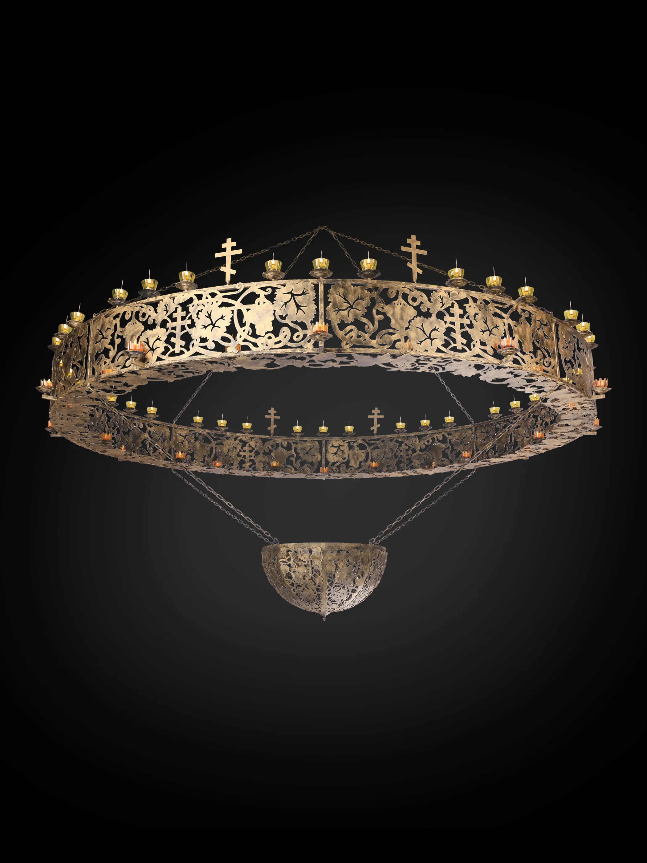 Изображение 1 Хорос "Старообрядческий" c корзиной под Лампадки RS248/6