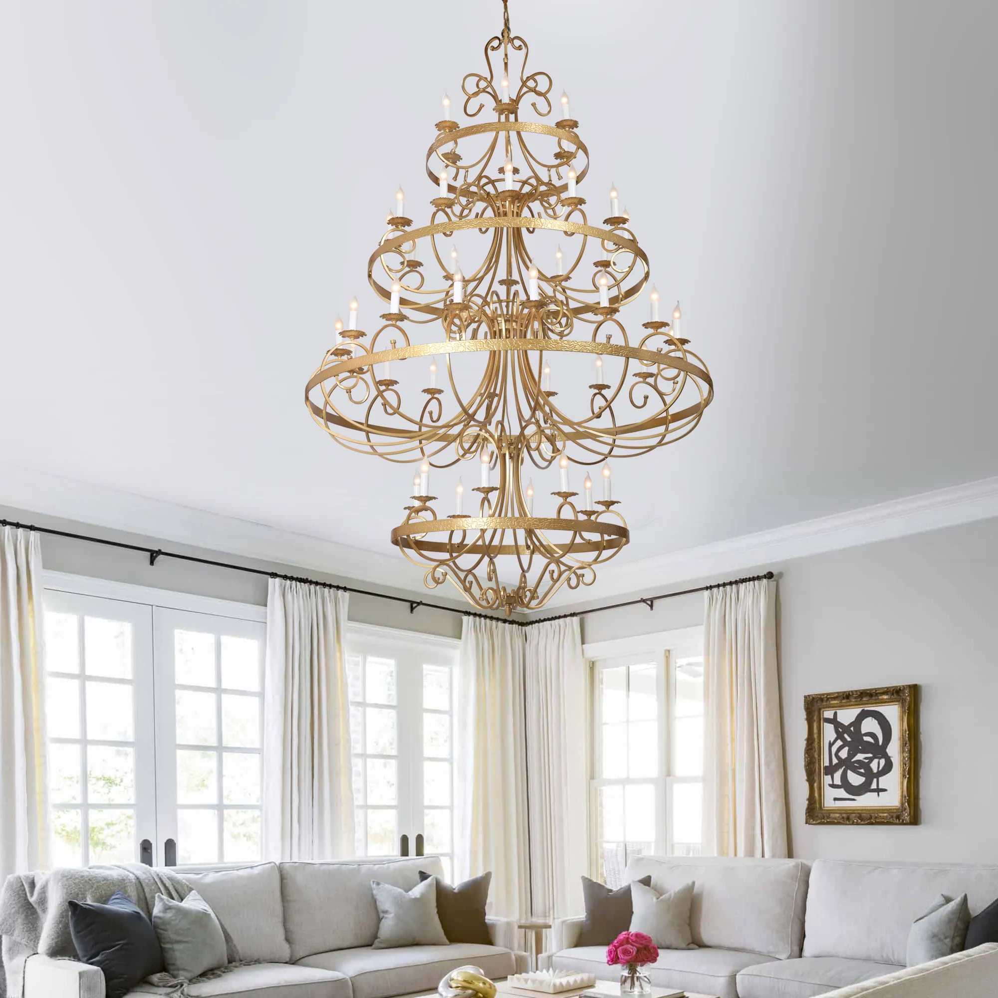 Изображение 2 Паникадило RS239-1-6+12+16+8